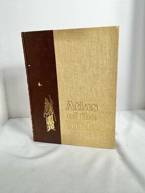 Atlas of the Bible Hardcover Book - Brown & Tan